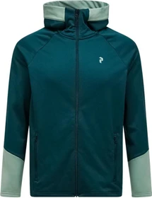 Peak Performance Rider Essentials Midlayer Zip Hood Jacke ponderosa pine/green valley (Herren)