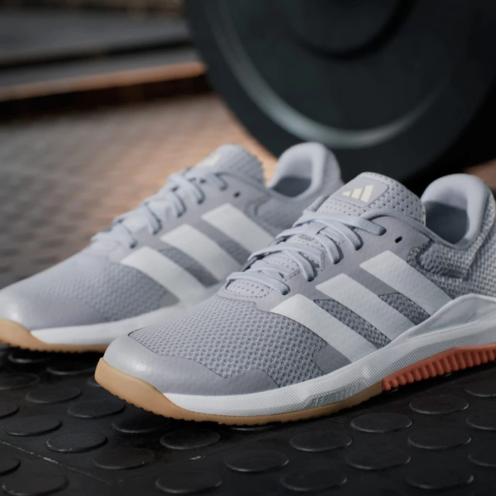 adidas Dropset Base halo silver/cloud white/beam orange (Damen)