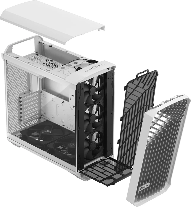 Fractal Design Torrent White TG Clear Tint, Glasfenster