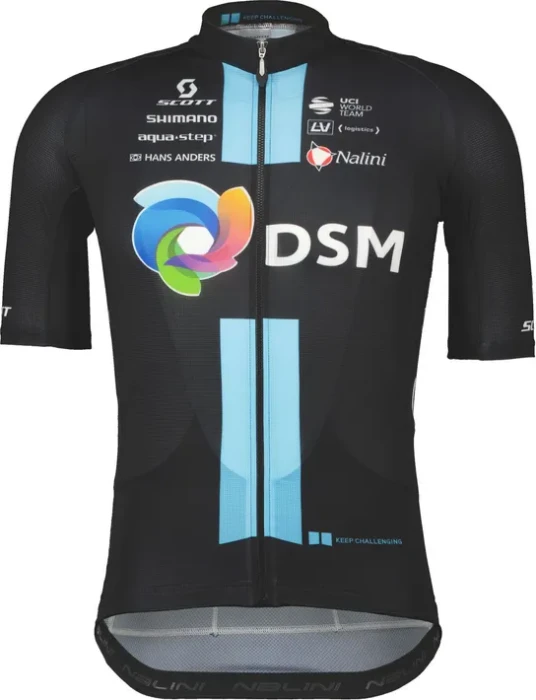 Scott DSM Team Replica Trikot kurzarm schwarz (Herren)
