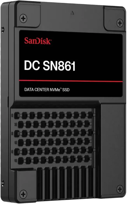 SanDisk DC SN861 3.84TB, ISE, 2.5" / U.2 / PCIe 5.0 x4