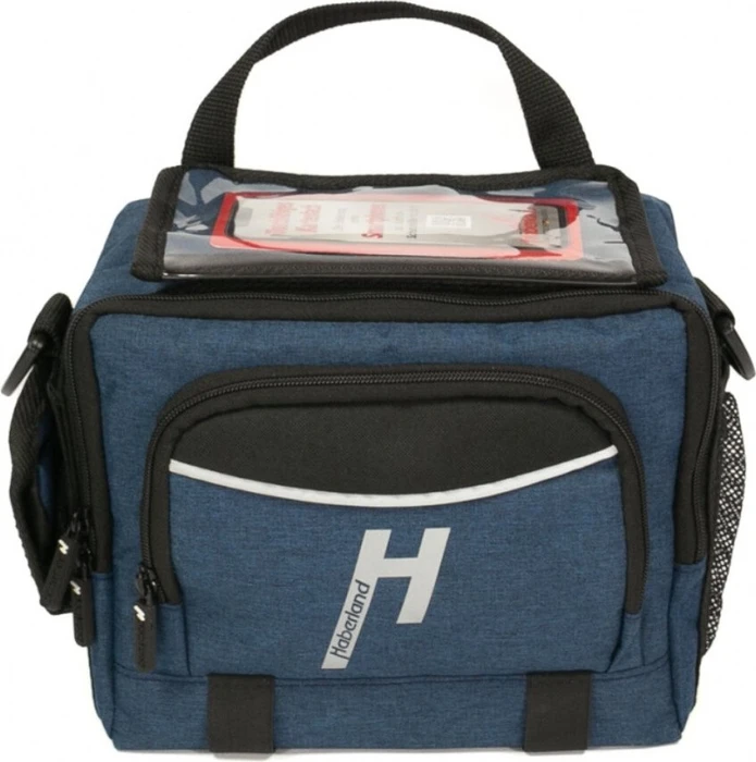 Haberland Bottle E Lenkertasche blau