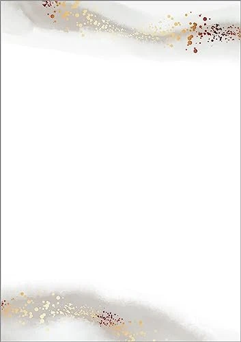 Sigel Motiv Aquarell beige/gold Kunstdruckpapier weiß, A4, 90g/m², 100 Blatt