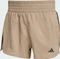 adidas Pacer Training 3-Streifen Woven High-Rise Trainingshose kurz chalky brown/black (Damen) Vorschaubild