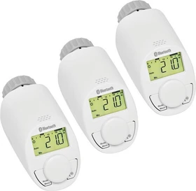 eQ-3 eqiva CC-RT-BLE-EQ, Bluetooth Smart Heizkörperthermostat, Heizungssteuerung, 3er-Pack