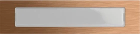 Gira System 106 Ruftaste mit Beschriftungsfeld, bronze