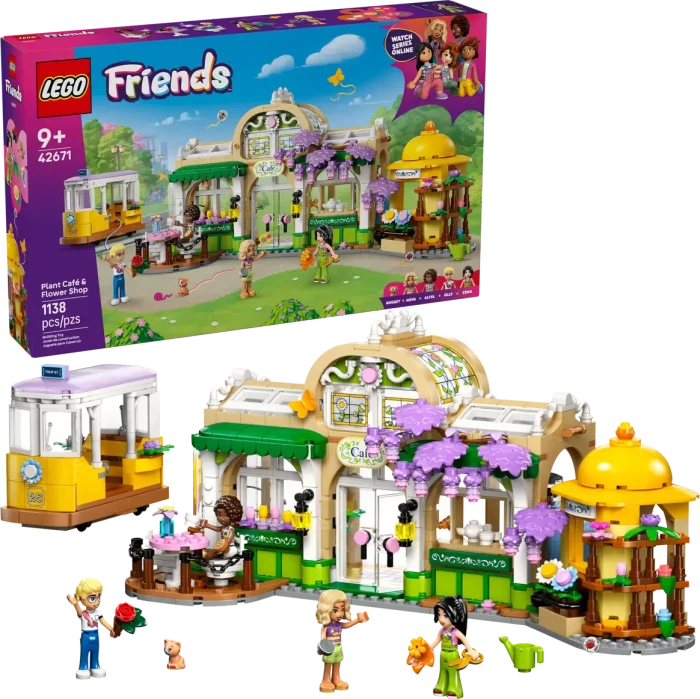 LEGO Friends - Pflanzencafé und Blumenkiosk