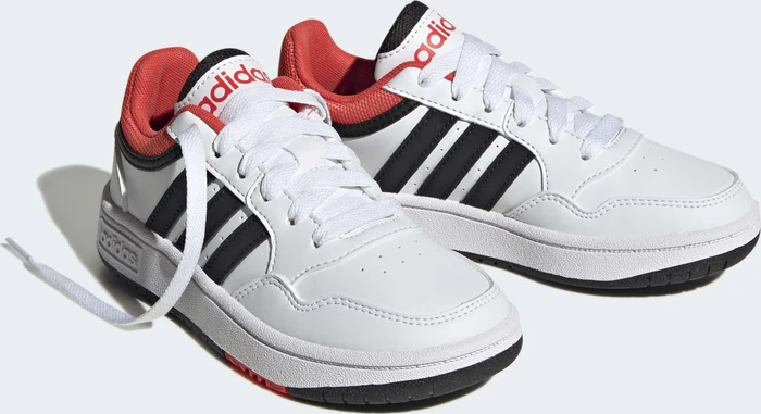 adidas Hoops 3.0 cloud white/core black/bright red (Junior)