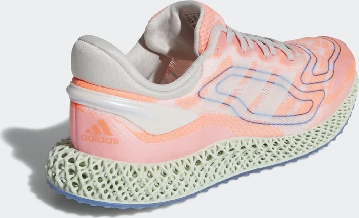 adidas 4D Run 1.0 cloud white/signal coral