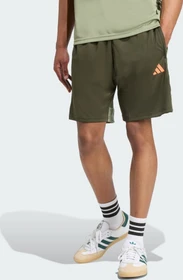 adidas Tiro 25 Essentials Trainingshose kurz night cargo/tent green/impact orange (Herren)