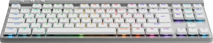 Logitech G515 Lightspeed TKL, weiß, GL TACTILE, USB/Bluetooth, US