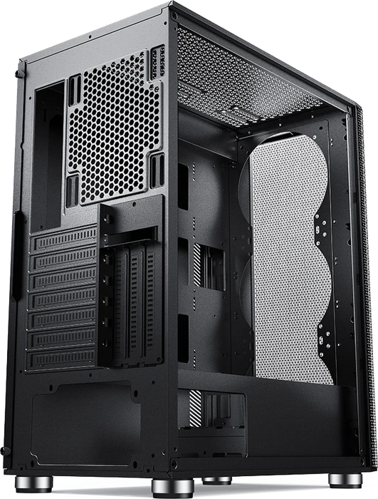 PCCooler Diamond MA200 Mesh, schwarz, Glasfenster