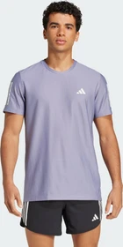 adidas Own The Run Laufshirt kurzarm silver violet (Herren)