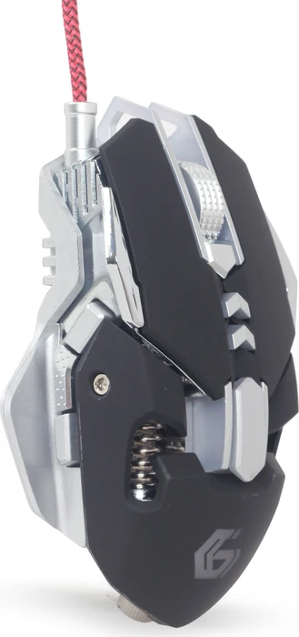Gembird Gaming Mouse 05 schwarz/silber, USB
