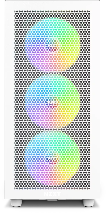 NZXT H7 Flow RGB White, weiß, Glasfenster