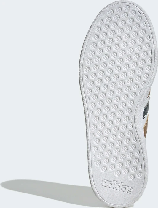adidas Grand Court Base 2.0 cloud white/magic grey met/wonder gold met. (Herren)