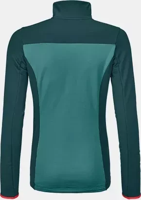 Ortovox Fleece Light Zip Neck Funktionsjacke dark pacific (Damen)