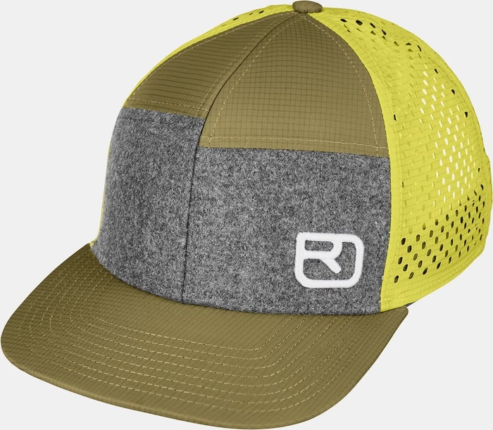 Ortovox Logo Air Trucker Kappe green moss