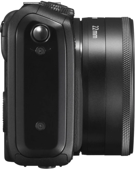 Canon EOS M schwarz mit Objektiv EF-M 22mm 2.0 STM