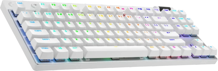 Logitech G PRO X TKL Lightspeed, weiß, GX-BROWN, USB/Bluetooth, DE