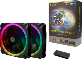 Antec Prizm 140 ARGB 2+C, LED-Steuerung, 140mm, 2er-Pack (0-761345-77513-7)
