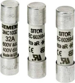 Siemens Zylindersicherungseinsatz 12A 600V 10x38mm