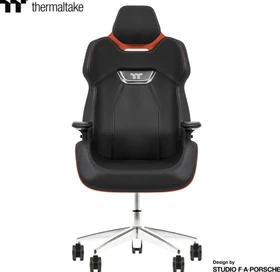 Thermaltake ARGENT E700 Gamingstuhl, schwarz/orange
