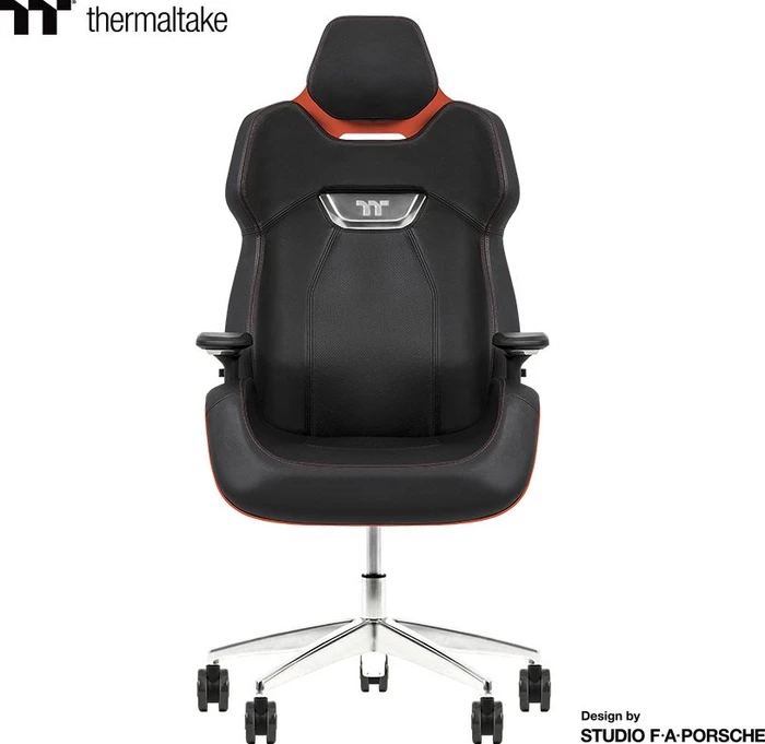Thermaltake ARGENT E700 Gamingstuhl, schwarz/orange