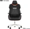 Thermaltake ARGENT E700 Gamingstuhl, schwarz/orange Vorschaubild
