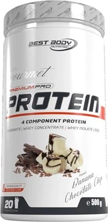 Best Body Nutrition Gourmet Premium Pro Protein Banana/Chocolate Chip 500g