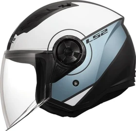 LS2 OF616 Airflow II Cover matt weiß/blau
