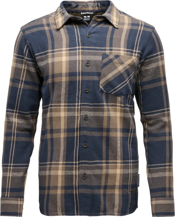 Black Diamond Project Flannel Hemd langarm charcoal/walnut plaid (Herren)
