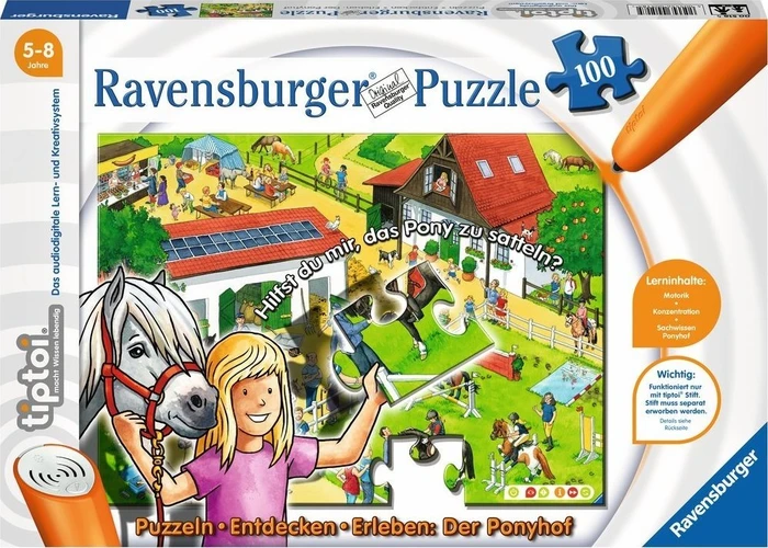 Ravensburger tiptoi Puzzle: Puzzeln, Entdecken, Erleben: Der Ponyhof