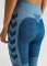 hummel CLEA Seamless Tight Hose lang navy peony/faded denim (Damen) Vorschaubild