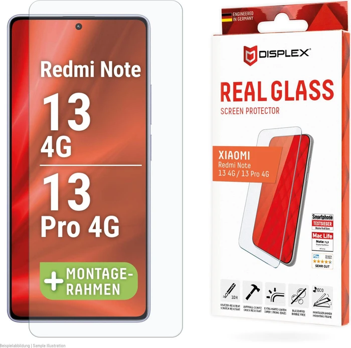 Displex Real Glass für Xiaomi Redmi Note 13/13 Pro