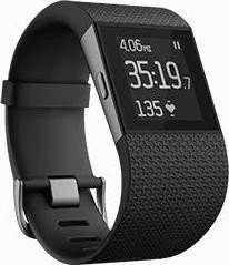 Fitbit Surge Small GPS-Uhr schwarz