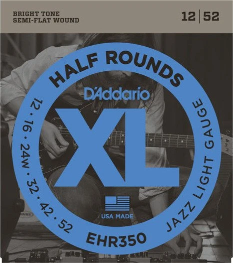 D'Addario XL Half Rounds Jazz Light