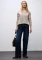 Street One Kuscheliger V-Neck Pullover sandstone mocha mel. (Damen) Vorschaubild