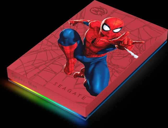 Seagate FireCuda Gaming HDD - Spider-Man Special Edition, 2TB, +Rescue, USB 3.0 Micro-B