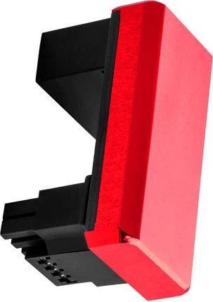 CableMod 12VHPWR Winkeladapter 180 Grad, Variante A, Sense-Pins an der Unterseite, rot