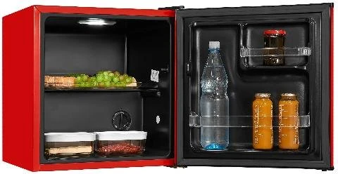 Exquisit KB05-V-150F Mini-Kühlschrank rot