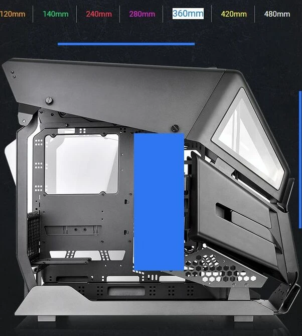 Thermaltake AH T600 Snow Edition, weiß, Glasfenster