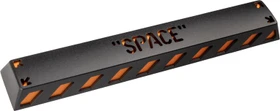 Zomoplus Keycap SPACE, Aluminium, orange/schwarz, 1 Taste