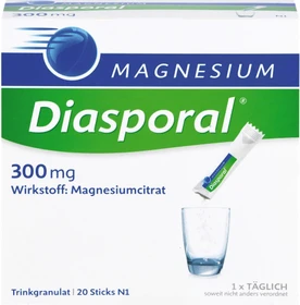 Magnesium Diasporal 300 Trinkgranulat, 20 Stück