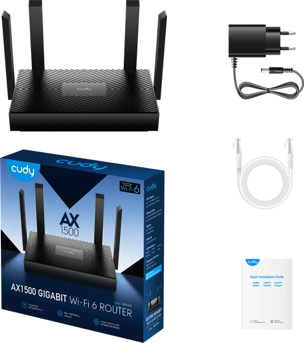 Cudy WR1500, AX1500
