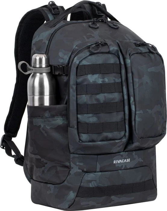 RivaCase 7661 Sherwood ECO 17.3" Laptop-Rucksack, navy camo