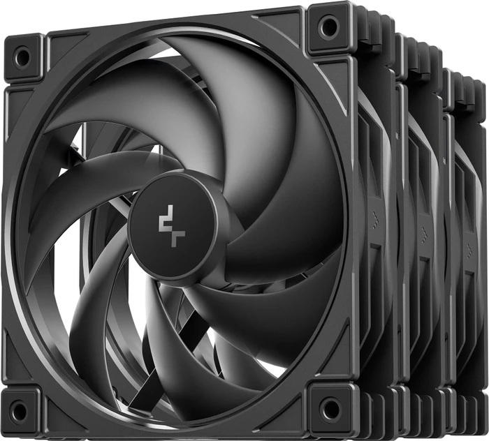 DeepCool FD12 V2, schwarz, 120mm, 3er-Pack