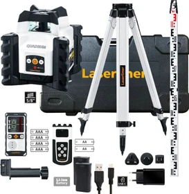Laserliner Quadrum Compact 210S Set Akku-Rotationslaser inkl. Koffer + Akku 2.6Ah