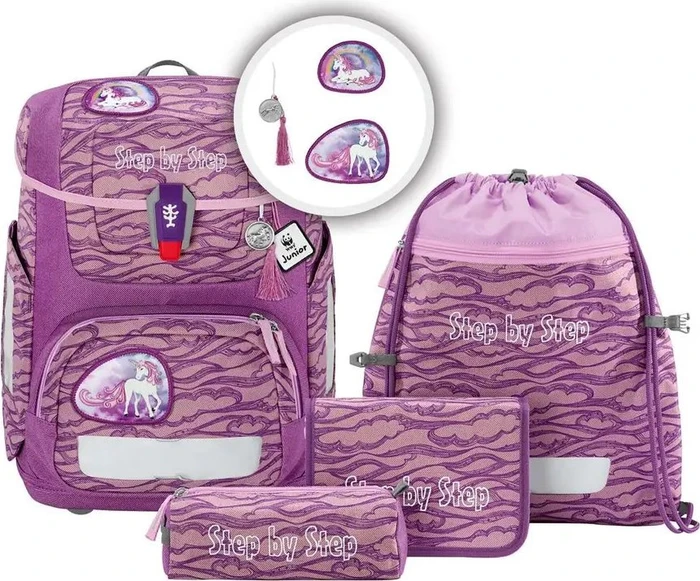 Step by Step Circle Lovely Unicorn Nuala Schulrucksack-Set, 5-tlg.