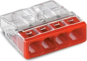 Wago COMPACT-Verbindungsdosenklemme 4-Leiter, 100 Stück